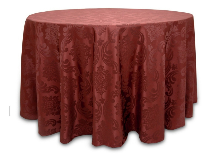 Toalha de Mesa Redonda Adamascado Caçador - Toalha de Mesa Redonda Jacquard Toalha de Mesa Redonda Adamascado Caçador - Toalha de Mesa Redonda Jacquard
