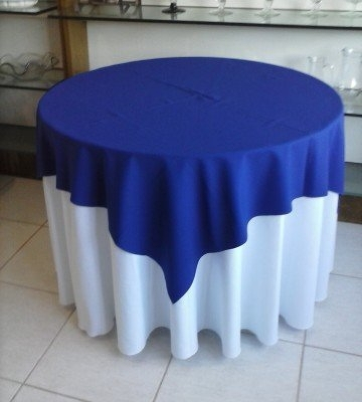 Toalha de Mesa Redonda Oxford Valor Campinas - Toalha de Mesa Redonda Azul Toalha de Mesa Redonda Oxford Valor Campinas - Toalha de Mesa Redonda Azul