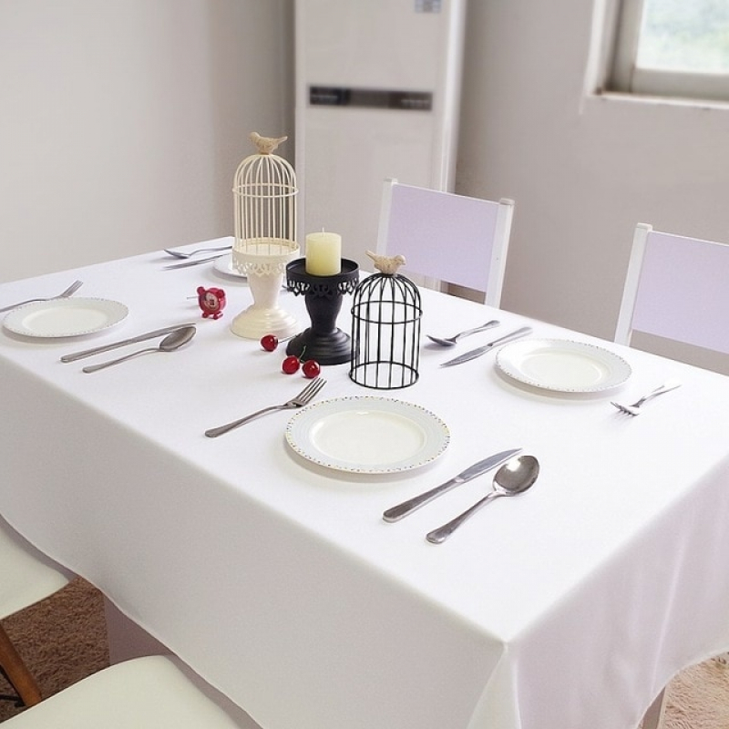 Toalhas de Mesa Retangular de 3 Metros São Luís - Toalha de Mesa Retangular Branca Lisa Toalhas de Mesa Retangular de 3 Metros São Luís - Toalha de Mesa Retangular Branca Lisa